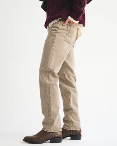 Abercrombie & Fitch 90s Straight Jean In Neutral