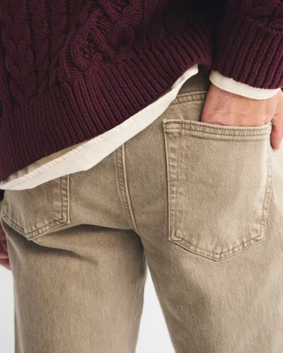Abercrombie & Fitch 90s Straight Jean In Neutral