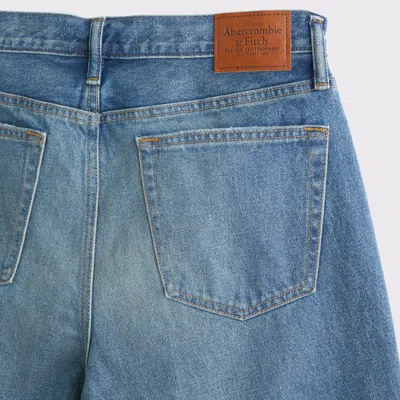 Abercrombie & Fitch Baggy Jean In Blue