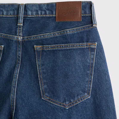 Abercrombie & Fitch Relaxed Straight Jean In Blue