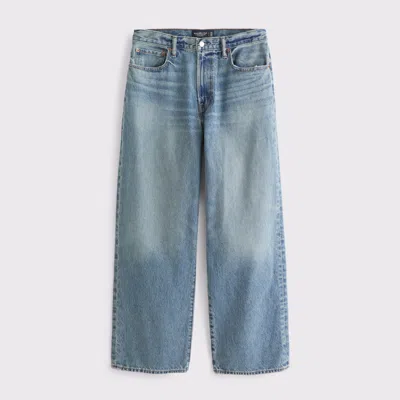 Abercrombie & Fitch Ultra Baggy Jean In Blue