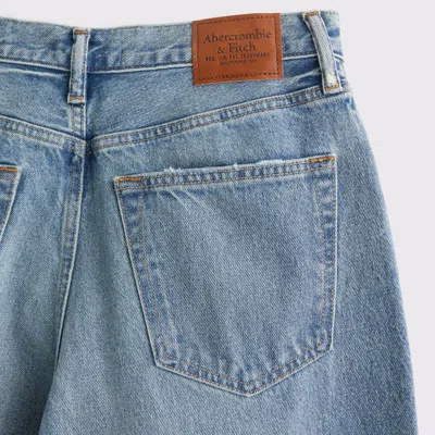 Abercrombie & Fitch Ultra Baggy Jean In Blue