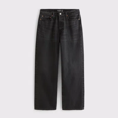 Abercrombie & Fitch Baggy Jean In Black