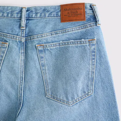 Abercrombie & Fitch Baggy Jean In Blue