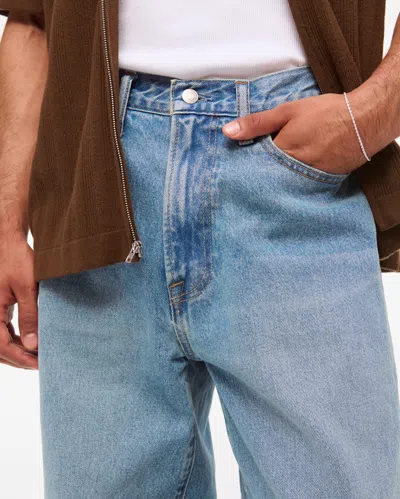 Abercrombie & Fitch Baggy Jean In Blue