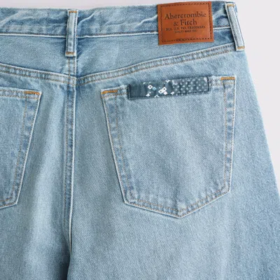 Abercrombie & Fitch Baggy Jean In Blue
