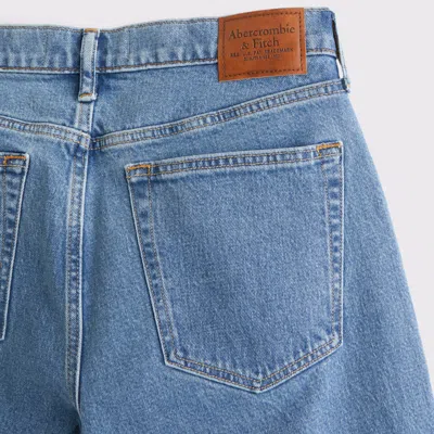 Abercrombie & Fitch Athletic Straight Jean In Blue