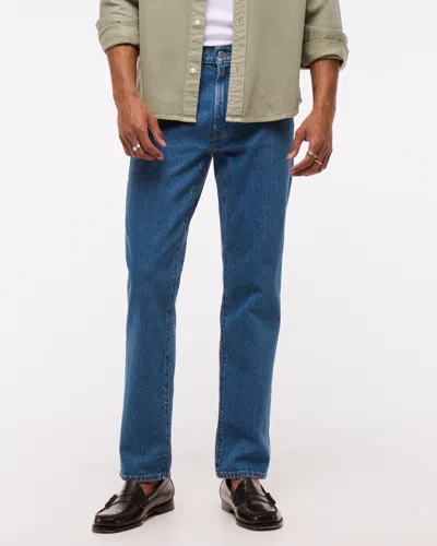 Abercrombie & Fitch 90s Straight Jean In Blue