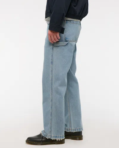 Abercrombie & Fitch Baggy Workwear Jean In Blue