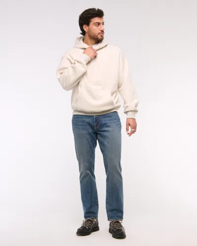 Abercrombie & Fitch Athletic Straight Jean In Blue