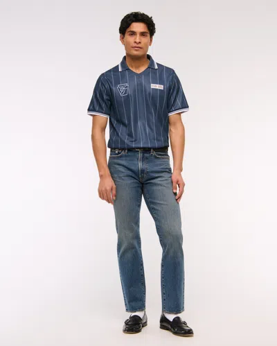 Abercrombie & Fitch 90s Straight Jean In Blue