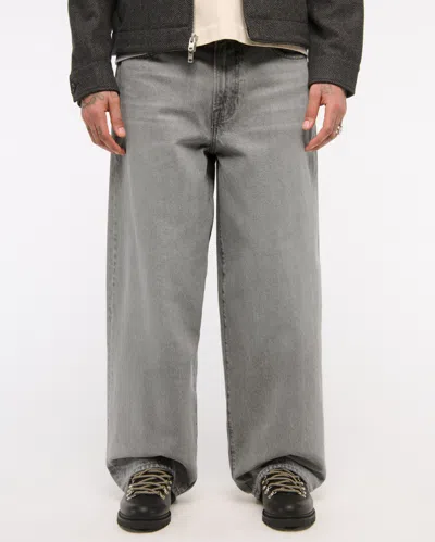 Abercrombie & Fitch Ultra Baggy Jean In Black