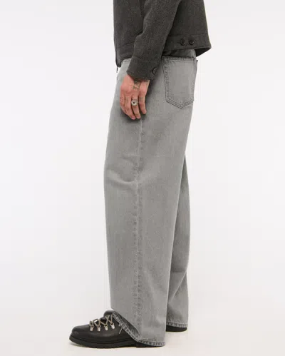 Abercrombie & Fitch Ultra Baggy Jean In Black