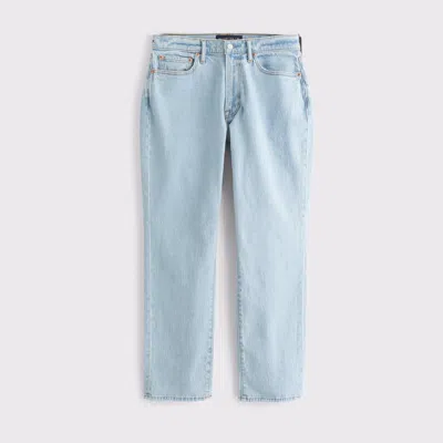 Abercrombie & Fitch Athletic Straight Jean In Blue