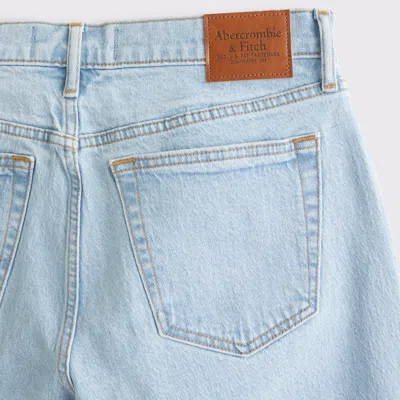 Abercrombie & Fitch Athletic Straight Jean In Blue