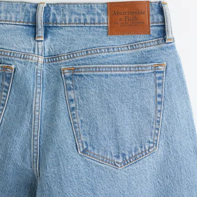 Abercrombie & Fitch Athletic Straight Jean In Neutral