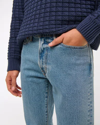 Abercrombie & Fitch 90s Straight Jean In Blue