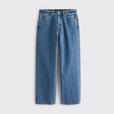 Abercrombie & Fitch Baggy Jean In Blue