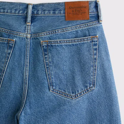 Abercrombie & Fitch Baggy Jean In Blue
