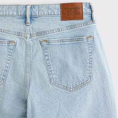 Abercrombie & Fitch Athletic Straight Jean In Blue