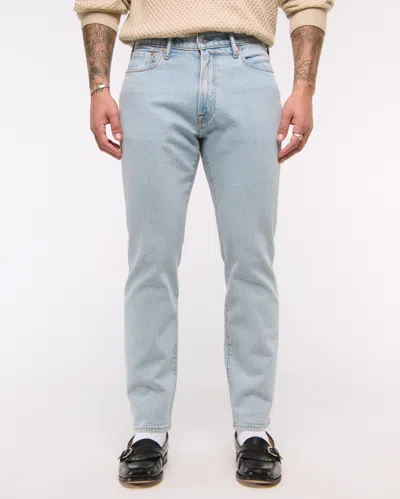 Abercrombie & Fitch Athletic Straight Jean In Blue