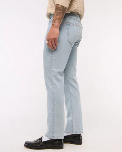 Abercrombie & Fitch Athletic Straight Jean In Blue