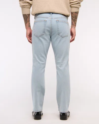 Abercrombie & Fitch Athletic Straight Jean In Blue