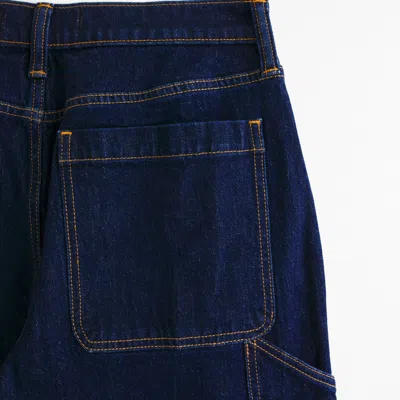 Abercrombie & Fitch Athletic Loose Workwear Jean In Black