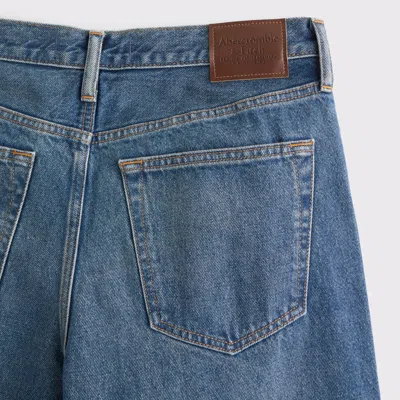 Abercrombie & Fitch Ultra Baggy Jean In Blue