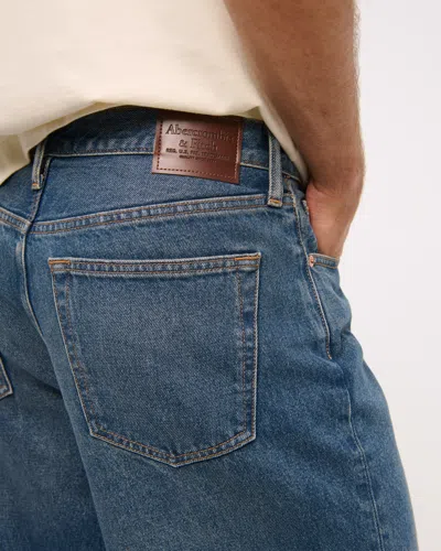 Abercrombie & Fitch Ultra Baggy Jean In Blue