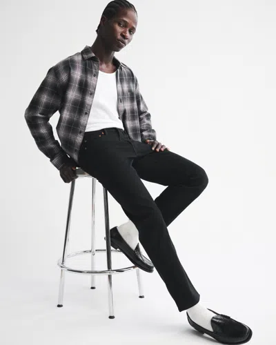 Abercrombie & Fitch 90s Straight Jean In Black