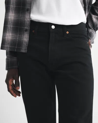 Abercrombie & Fitch 90s Straight Jean In Black