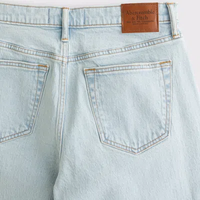 Abercrombie & Fitch Athletic Loose Jean In Blue