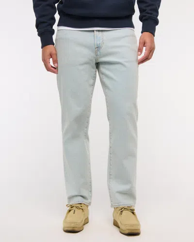 Abercrombie & Fitch Athletic Loose Jean In Blue