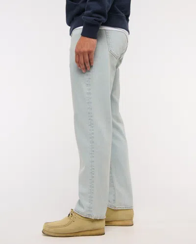 Abercrombie & Fitch Athletic Loose Jean In Blue