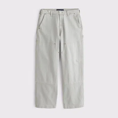 Abercrombie & Fitch Athletic Baggy Jean In Gray