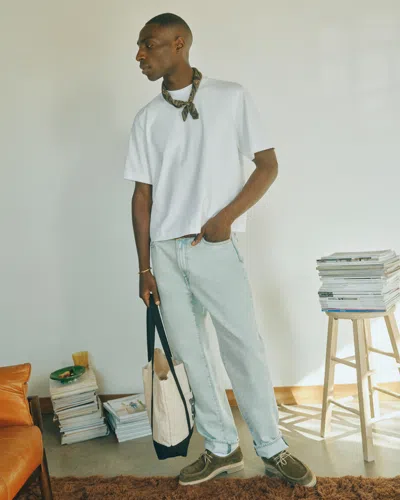 Abercrombie & Fitch Loose Jean In Blue