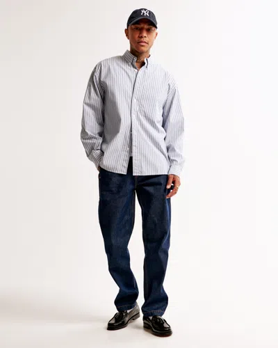 Abercrombie & Fitch Loose Jean In Blue