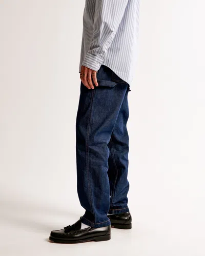 Abercrombie & Fitch Loose Jean In Blue