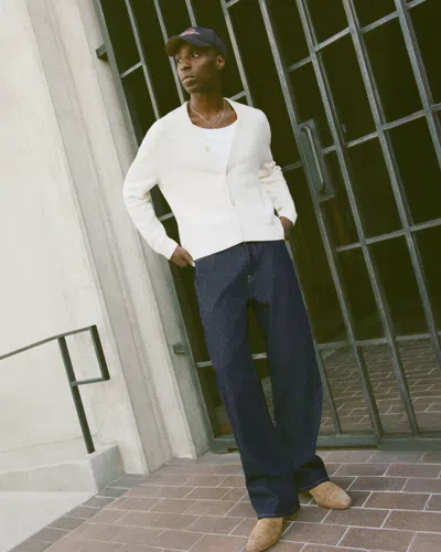 Abercrombie & Fitch Baggy Jean In Blue