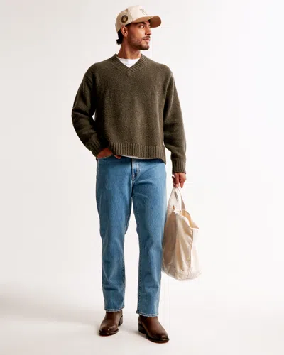 Abercrombie & Fitch Athletic Loose Jean In Multi