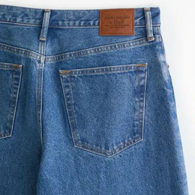 Abercrombie & Fitch Ultra Baggy Jean In Blue