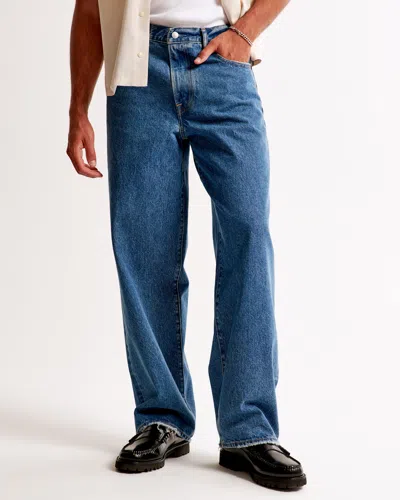Abercrombie & Fitch Ultra Baggy Jean In Blue