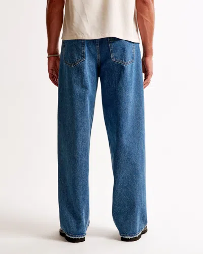 Abercrombie & Fitch Ultra Baggy Jean In Blue
