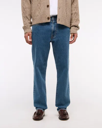 Abercrombie & Fitch 90s Straight Jean In Blue