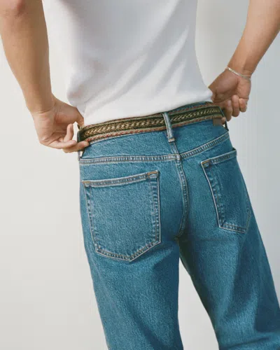 Abercrombie & Fitch 90s Straight Jean In Blue