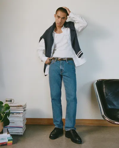 Abercrombie & Fitch 90s Straight Jean In Blue