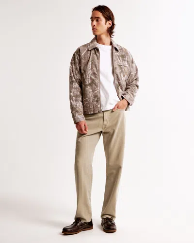 Abercrombie & Fitch Loose Jean In Brown