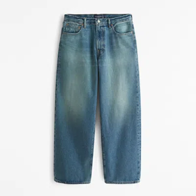 Abercrombie & Fitch Ultra Baggy Jean In Blue