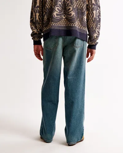 Abercrombie & Fitch Ultra Baggy Jean In Blue